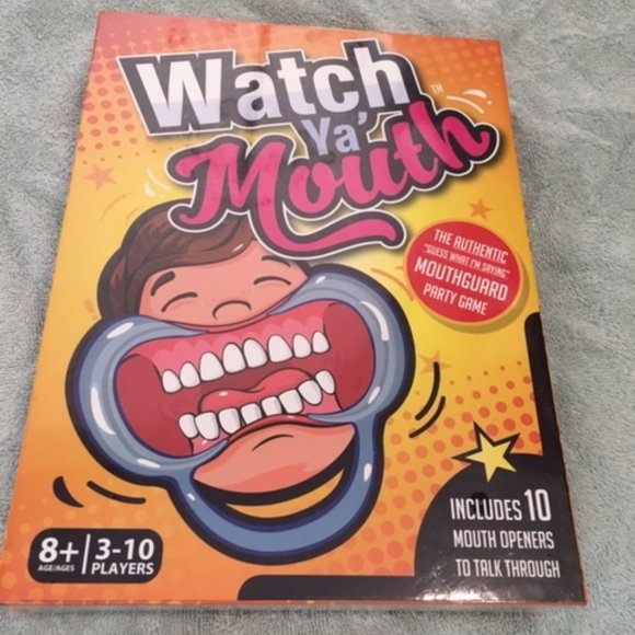 Watch Ya' Mouth Family Edition - The Authentic, Hilarious, Mouthguard Party Game - Picture 1 of 4